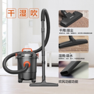 亿力 YILI 车载吸尘器家用吸尘干湿吹三用1200W大功率桶式吸尘器12升